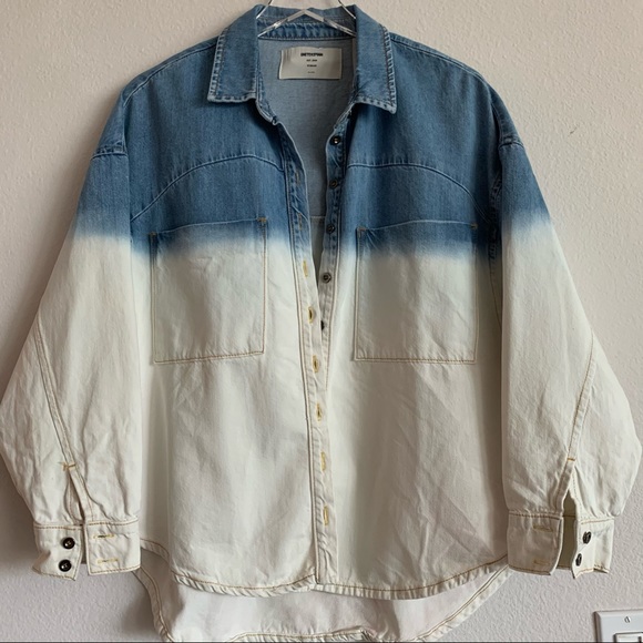 One Teaspoon Dip Dye Button Up sXL - Picture 3 of 7